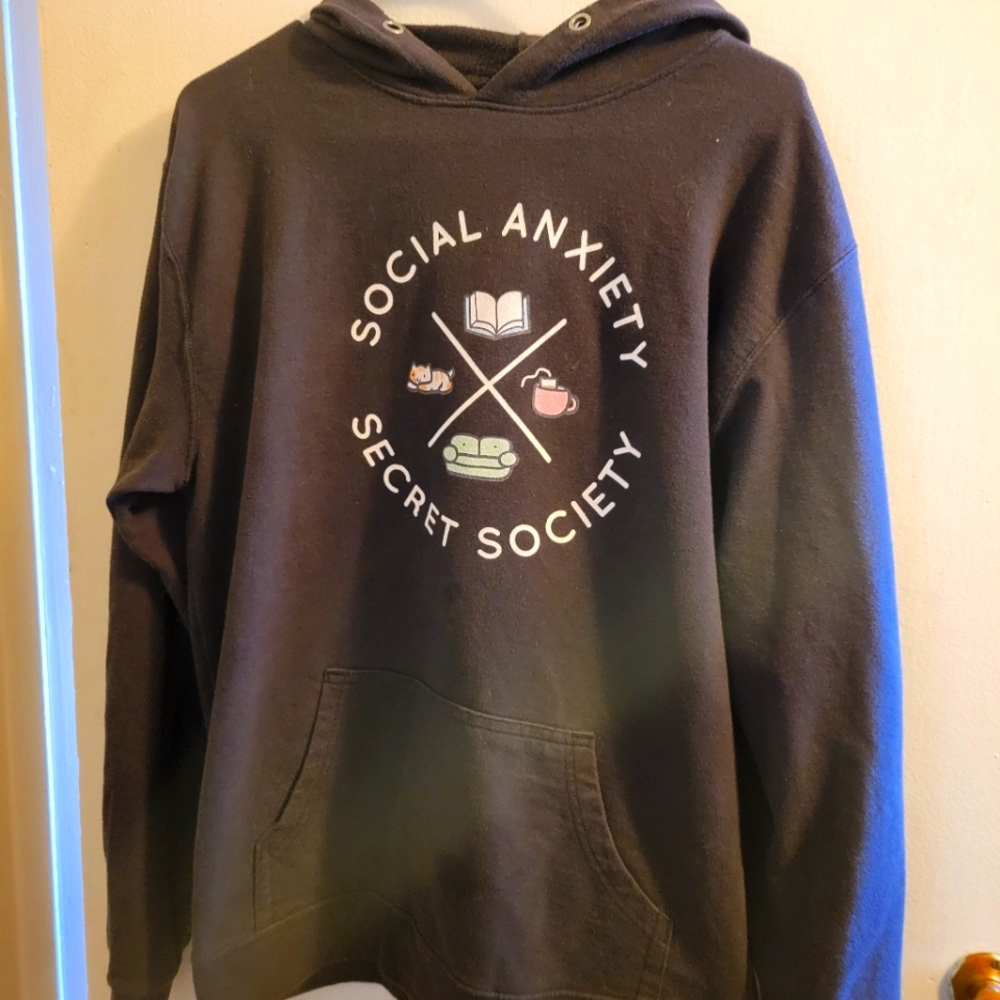 Threadless Grey hoodie size S